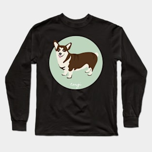 Corgi Lover Gift Dog Breed Pet Lover Puppy Long Sleeve T-Shirt